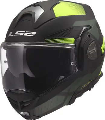 Produktbild von LS2 FF901 Advant X Nova Klapphelm, schwarz/gelb, M (57/58)