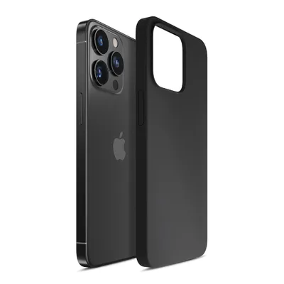Produktbild von Handyhülle 3mk Silicone Case für iPhone 13 Pro Max, Schwarz