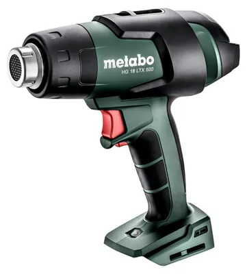 Immagine prodotto di Metabo HG 18 LTX 500 - Pistola ad aria calda - senza fili - 200 - 160 l/min - senza batteria - 18 V (610502840)