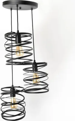 Image de Lampes Suspendues Modernes Noires Spring 2787/Z-B-3