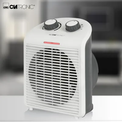 Image de CLATRONIC 263951 CLATRONIC Aérotherme HL 3761, blanc/gris