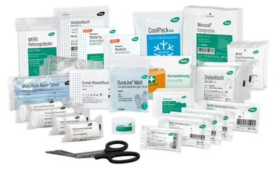 Produktbild von WERO Basis Füllung DIN 13157 mit Weroplast MasterTex Pflastern