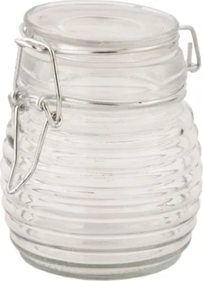 Produktbild von Clayre & Eef 6GL0854M Glastopf 7x9 cm mit Bügelverschluss
