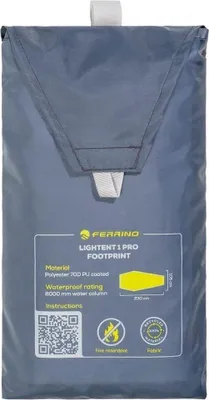 Immagine prodotto di Ferrino Lightent 1 Pro footprint grigio