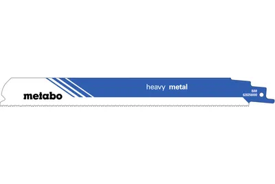 Produktbild von Metabo 5 Säbelsägeblätter heavy metal 225 x 1,1 mm, 1,4+1,8 mm/ 14+18 TPI