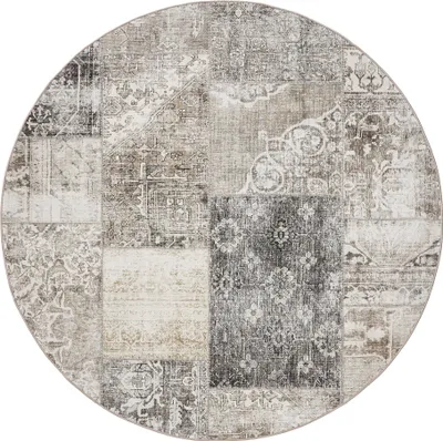 Obrázok produktu pre Interiyou Umývateľný koberec Gent Grey ø 160 cm round