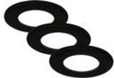 Produktbild von LED Einbaustrahler Bad 3er Set Einbauleuchte IP44 Neutralweiß 8,5cm Schwarz
