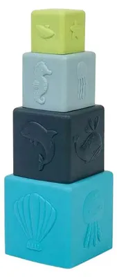 Image de Bigjigs Blocs à empiler, 4pcs.