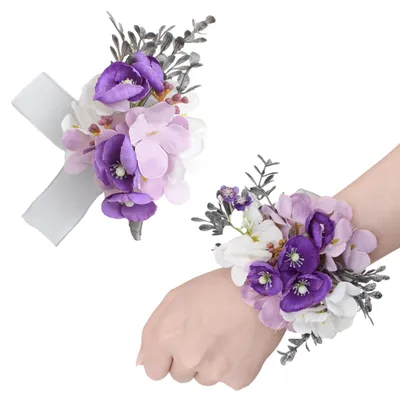 Productafbeelding van Solidchoice - Set van 2 Kunstbloemen Corsages en Boutonnieres