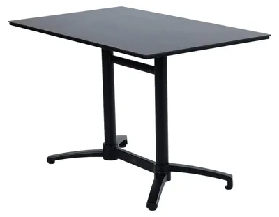 Produktbild von Klappbarer Terrassentisch Gent | 120 x 70 cm | Schwarz