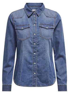 Productafbeelding van Only Shirt Dames Bluaw - 15315185 - Maat S