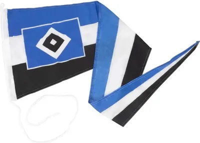 Produktbild von HSV Fanartikel HSV Langwimpel Raute 150x40cm blau
