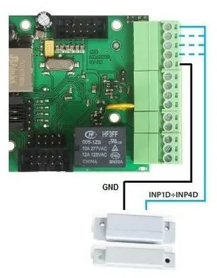 Image de Capteur d'ouverture de porte/fenêtre TINYCONTROL pour contrôleur LAN