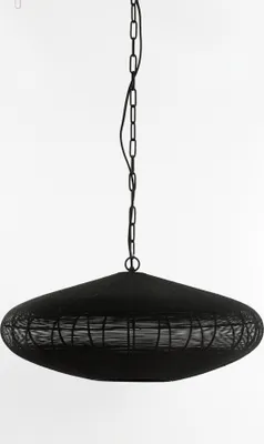 Produktbild von Light & Living - Hängelampe BAHOTO - Ø60x23cm - Schwarz