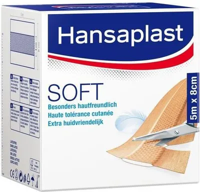 Immagine prodotto di Hansaplast Cerotti morbidi 8 cmx5 m rotolo 1 pz