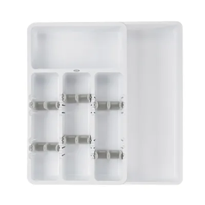 Immagine prodotto di OXO-Organizzatore di posate regolabile biancoGoodGrips