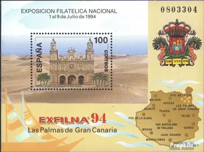 Produktbild von Briefmarken Spanien 1994 Mi Block55 (kompl.Ausg.) postfrisch Briefmarkenausstellung
