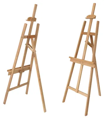 Malstaffelei aus Buchenholz FSC®, für Keilrahmen bis 110 cm