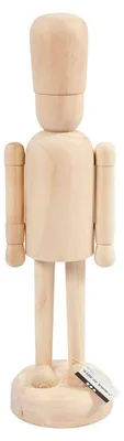 Produktbild von Creativ Company Holzfigur Dekoration 45 cm - Holzpuppe zum Zeichnen