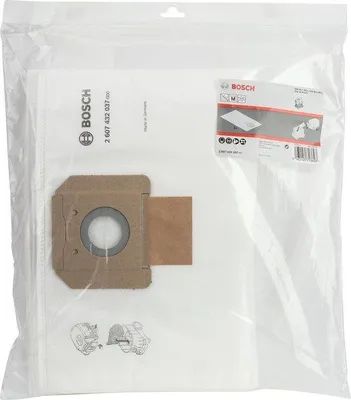 Image de 5 sacs pour aspirateur à poussière sèche, usage professionnel, lot de 5