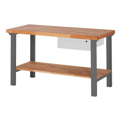 Produktbild von STIER Werkbank Premium mit 1 Schublade und Ablageboden BxTxH 1500x700x840mm