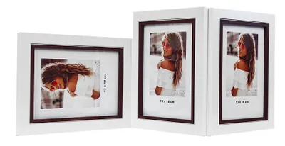 Image de GALERIE cadre multi CBL357 pour photos 13x18 cm DOUBLE horizontal/vertical/vertical