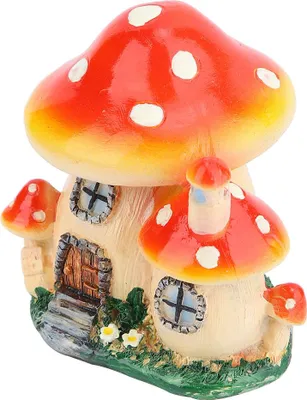 Zdjęcie produktu dla Miniaturowe doniczki na rośliny Wróżka Domek dla lalek Żywica Grzyby Ozdoba ogrodowa
