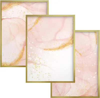 Immagine prodotto di Poster rosa da parete glamour oro camera da letto