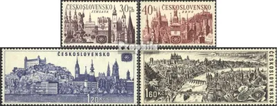Produktbild von Briefmarken Tschechoslowakei 1967 Mi 1677-1680 (kompl.Ausg.) gestempelt Tourismus
