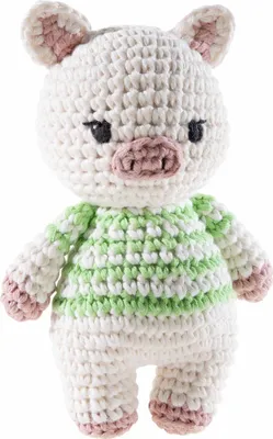 Obrázok produktu pre CROCHI háčkovaný priateľ prasiatko veľkosť 15 cm