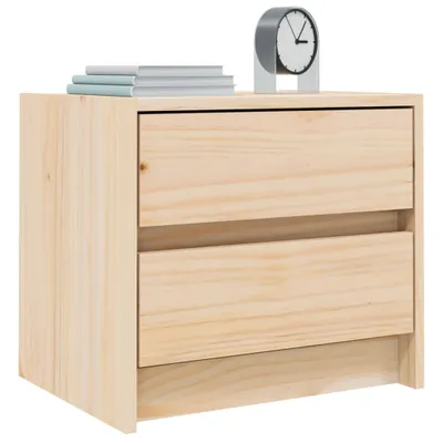 Produktbild von "2026 Aktion"Nachttisch Elegantes Design - Beistelltisch - Nachtschrank - 40x31x35,5 cm Massivholz Kiefer DEMöbel 2484642