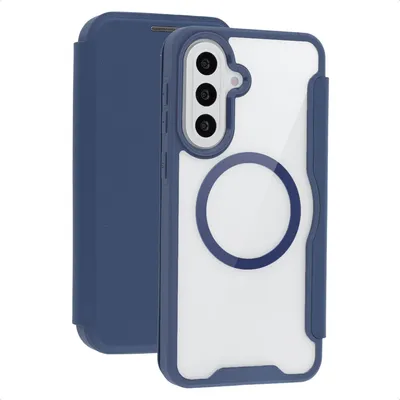 Image de imoshion Coque transparente avec MagSafe pour Samsung Galaxy A57 (5G) - Bleu