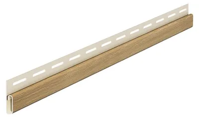Obrázek produktu pro VILO Fronto zakončovací lišta SVP-14 Vinyl Siding – fasádní lišta – 3,05 m – ořechově hnědá