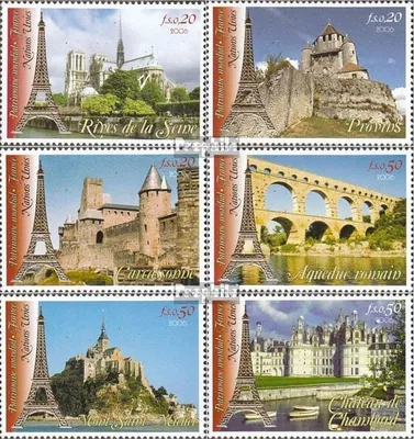 Produktbild von Briefmarken UNO - Genf 2006 Mi 545-550 (kompl.Ausg.) gestempelt Frankreich