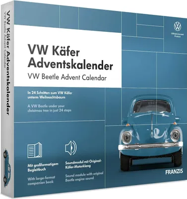 Produktbild von Kalendarz adwentowy Franzis VW Beetle