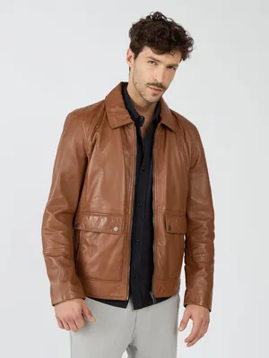 Produktbild von JCC Lederjacke 31024403 Herren cognac 58