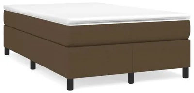 Produktbild von vidaXL Boxspringbettgestell Dunkelbraun 120x200 cm Stoff