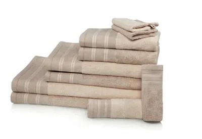 Zdjęcie produktu dla Ręczniki klasy premium z Portugalii – frotte o gramaturze 600 g/m² – bawełna i len – myjka, ręcznik dla gości, ręcznik do rąk, ręcznik prysznicowy i ręcznik kąpielowy