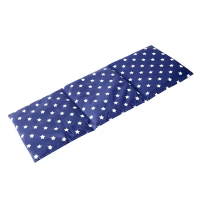 Produktbild von Rapssamenkissen 20x50cm groß 3-Kammer - Wärmekissen, Körnerkissen - Kissen - Sterne-blau, 50 x 20 cm, Rapssamen