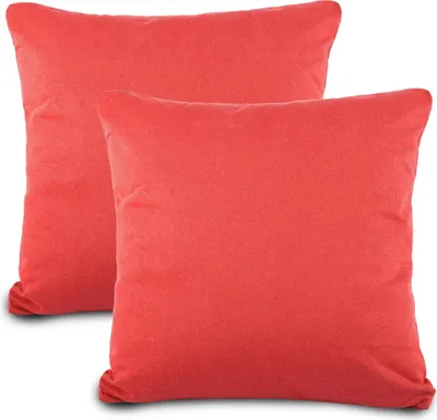 Produktbild von Doppelpack Classic Line Bezug 50x50 kirschrot Baumwolle Jersey
