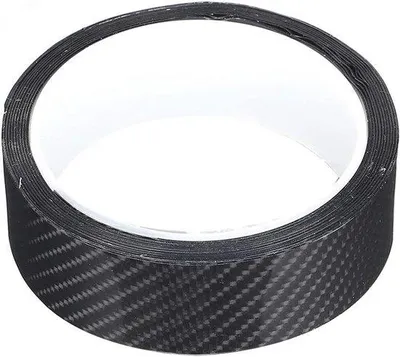 Produktbild von Koolstofvezelsticker für Türbeschutz, schwarz, 10 cm x 3 m, kratzfest
