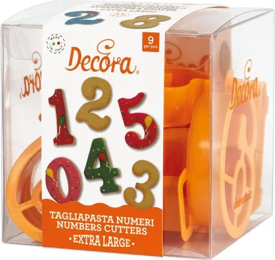 Obrázek produktu pro Sada 9 velkých vykrajovátek na sušenky rozměry 7,5 x v 4,2 cm