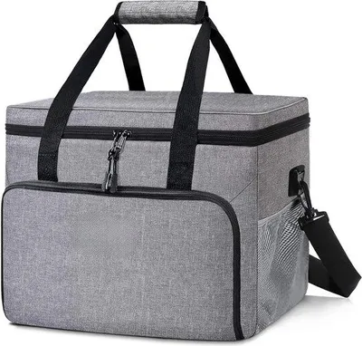 Image de Sac isotherme - Sac isotherme à dos - Pour le camping, les barbecues, la randonnée et la plage - Sac à lunch - Sac de pique-nique - Sac isotherme