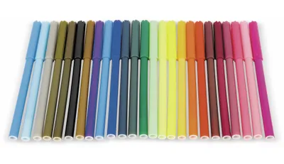 Produktbild von 50 tlg. Bunte Filzstifte Fasermaler Buntstifte Malstifte Stifte Set