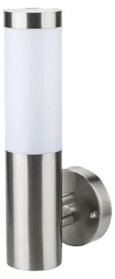 Produktbild von RGB LED Wandleuchte, Edelstahl, H 33,5 cm V-833