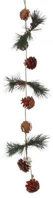 Künstliche Ananas 75 cm, 50 Blätter, Dekofrucht