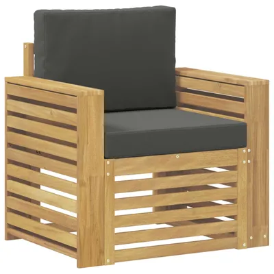 Imagen del producto de vidaXL: Juego de sofás de exterior, poliéster, color blanco