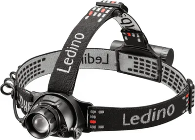Produktbild von Ledino LED-Stirnlampe "Mitte" bis zu 90° schwenkbar inkl. Rücklicht