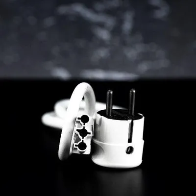 Produktbild von Evotec Netzkabel mit Wieland Stecker Buchse Anschlußkabel 1m
