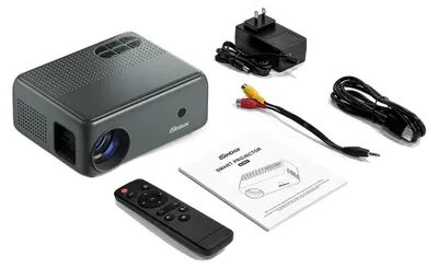 Image de Projecteur, source lumineuse LED, compatible Bluetooth, A666A, prise européenne